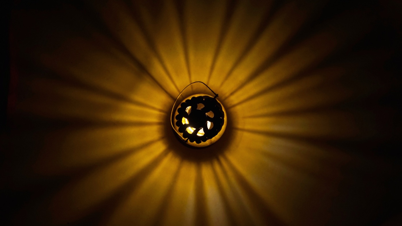 Warm radial light in Piyush's Wabi-Sabi photography series